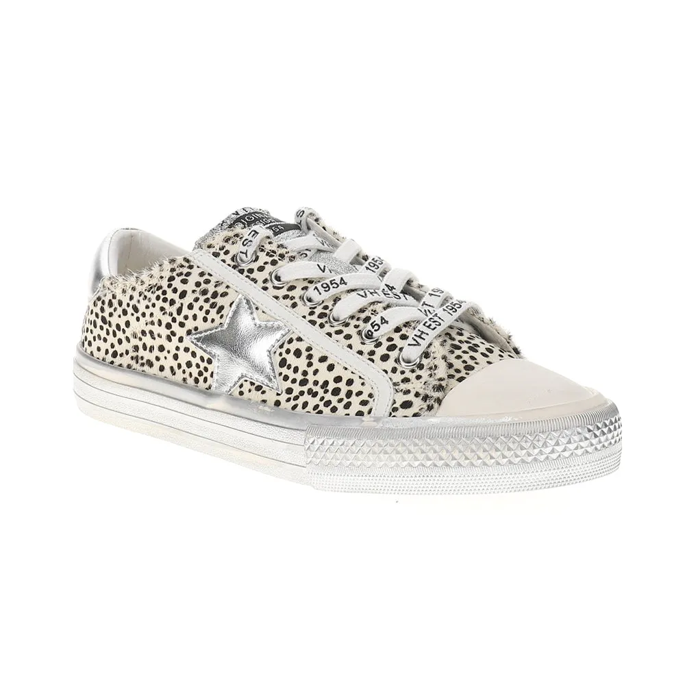 Alive Metallic Leopard Print Slip On Sneakers