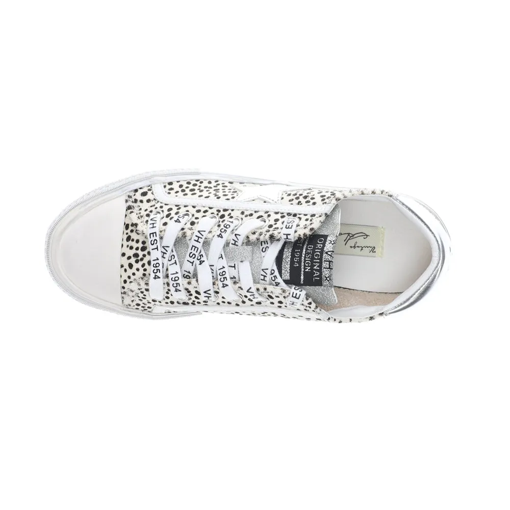 Alive Metallic Leopard Print Slip On Sneakers