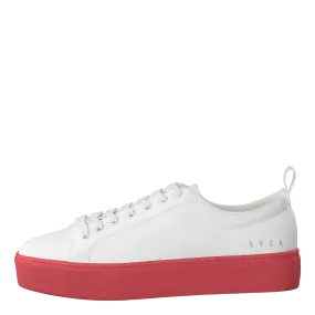 Arlo Three Antique White, Red Outsole