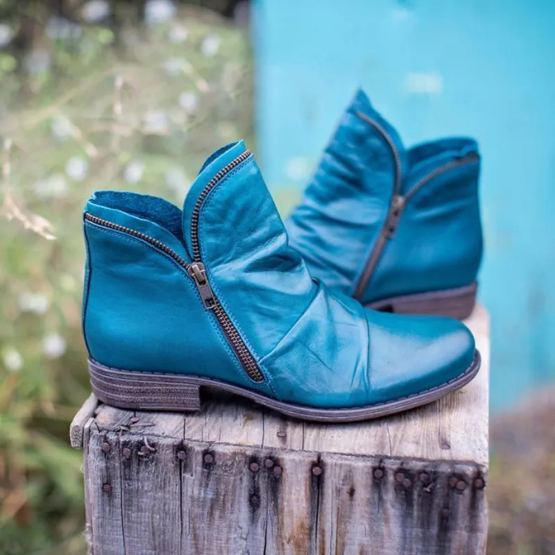 Brigitte™ - Chic comfortable leather boots