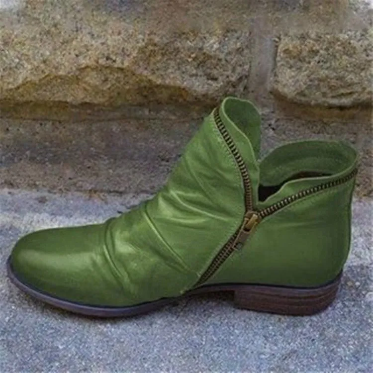 Brigitte™ - Chic comfortable leather boots