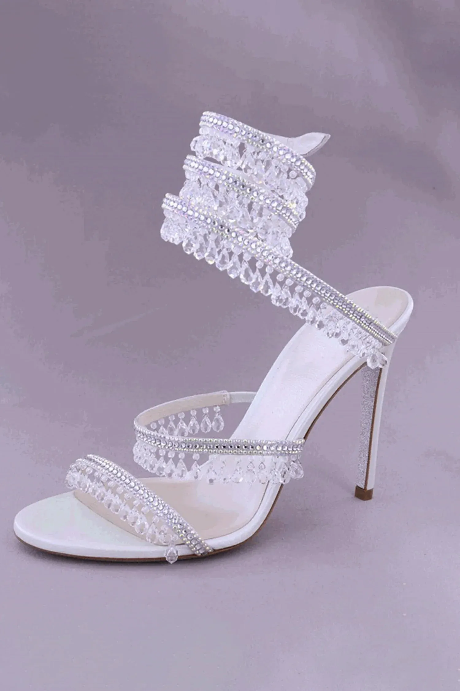 Brytin Diamond Fringe Heels