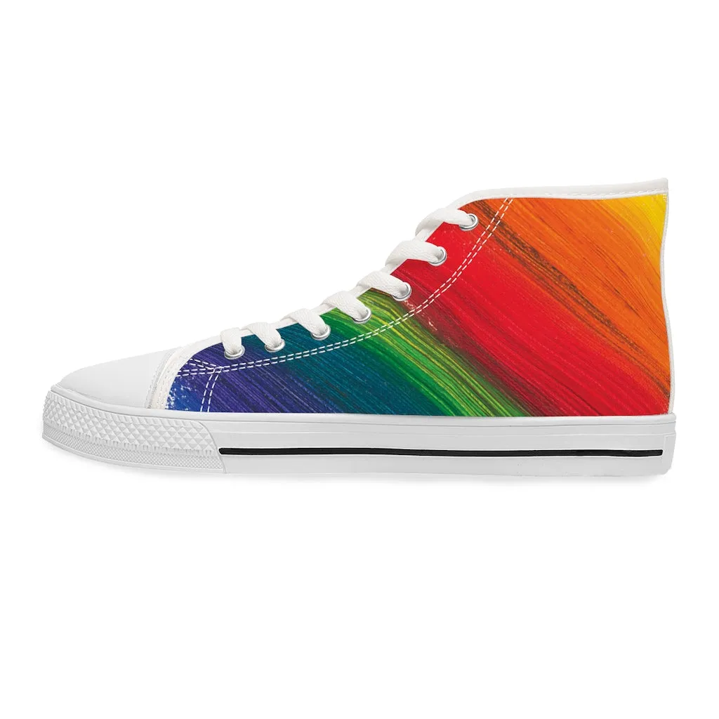 Colorful Women's High Top Sneakers