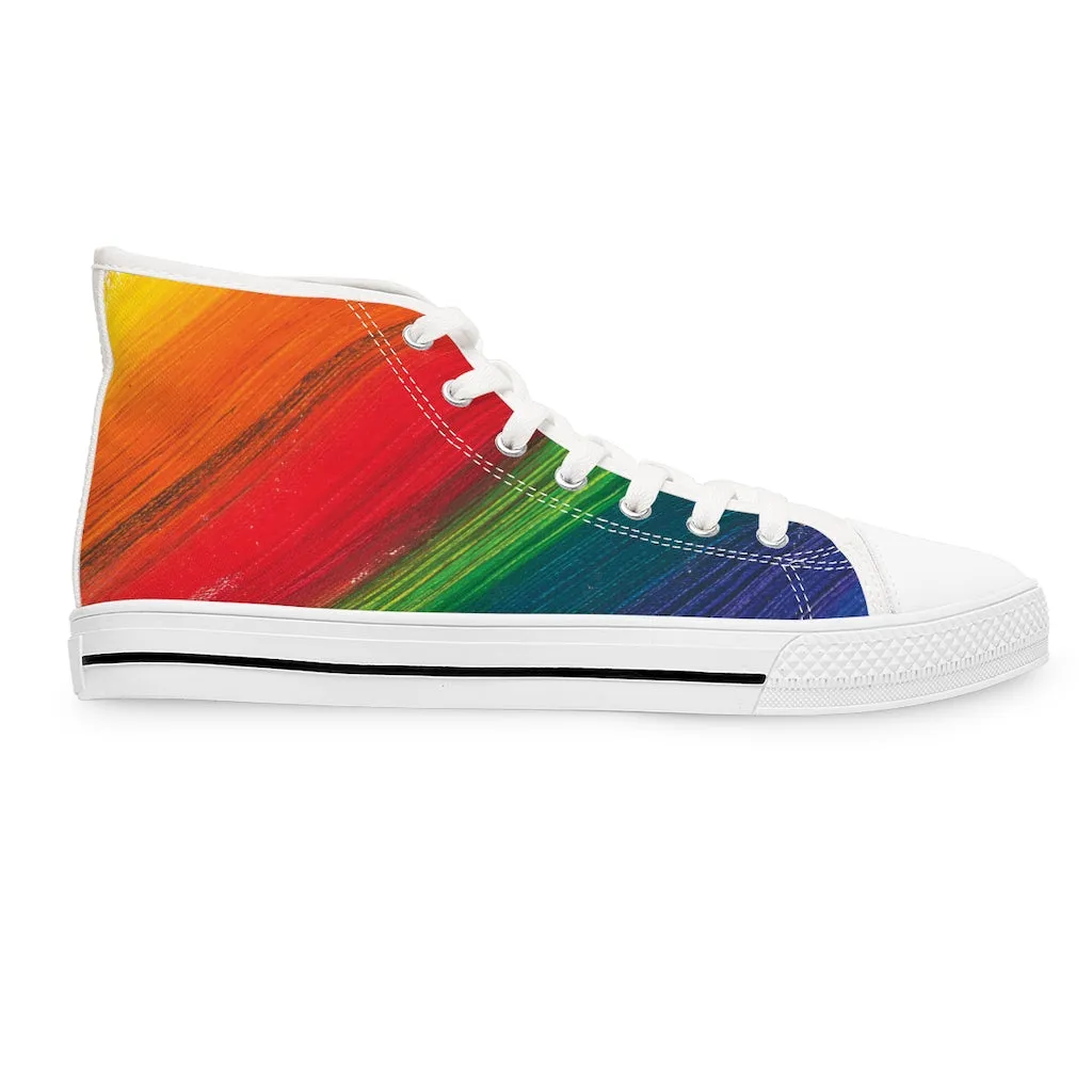 Colorful Women's High Top Sneakers