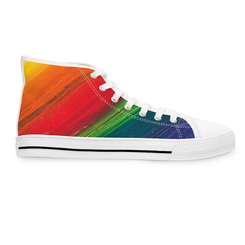 Colorful Women's High Top Sneakers