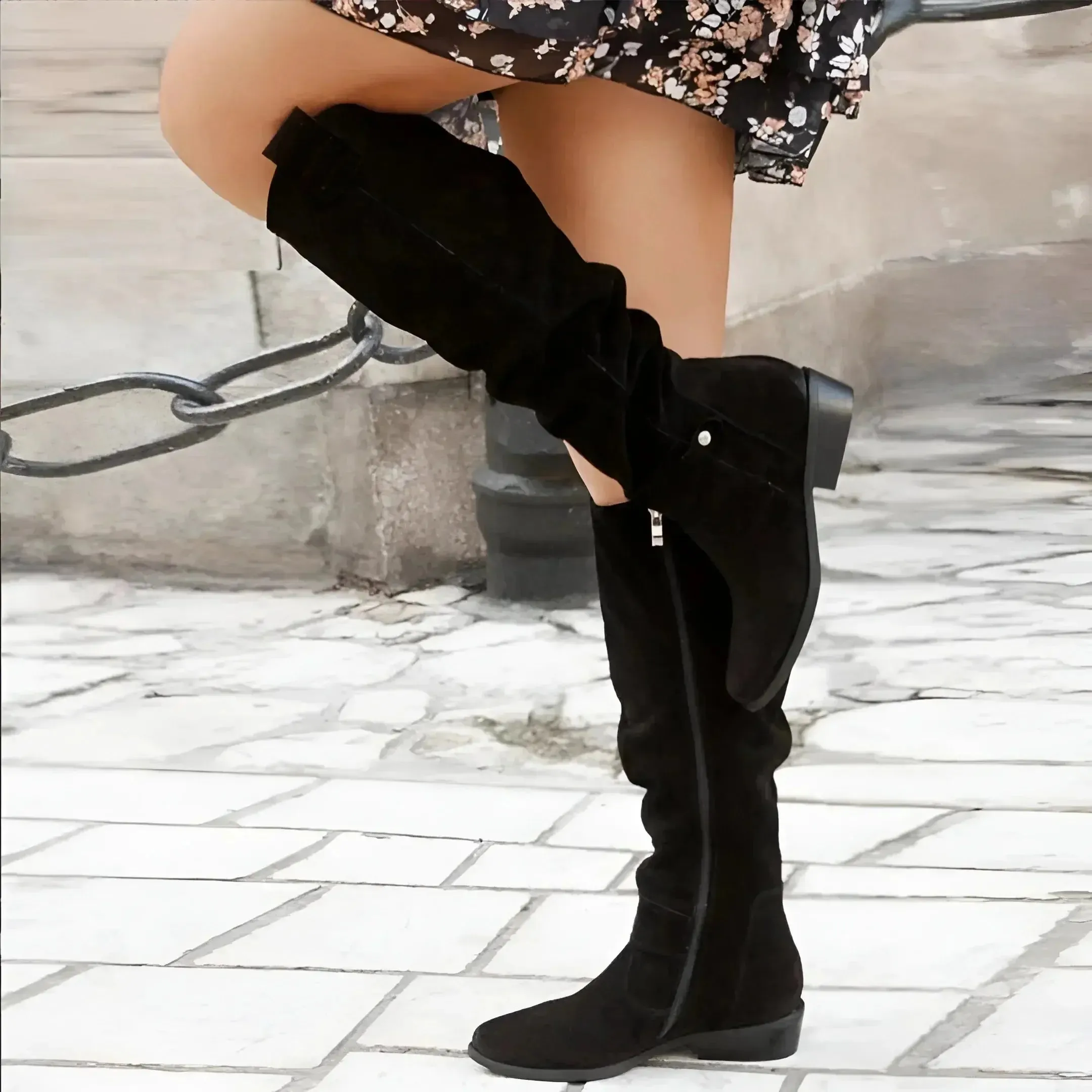 Comfortable Orthopedic Suede Boots for All-Day Support and Style