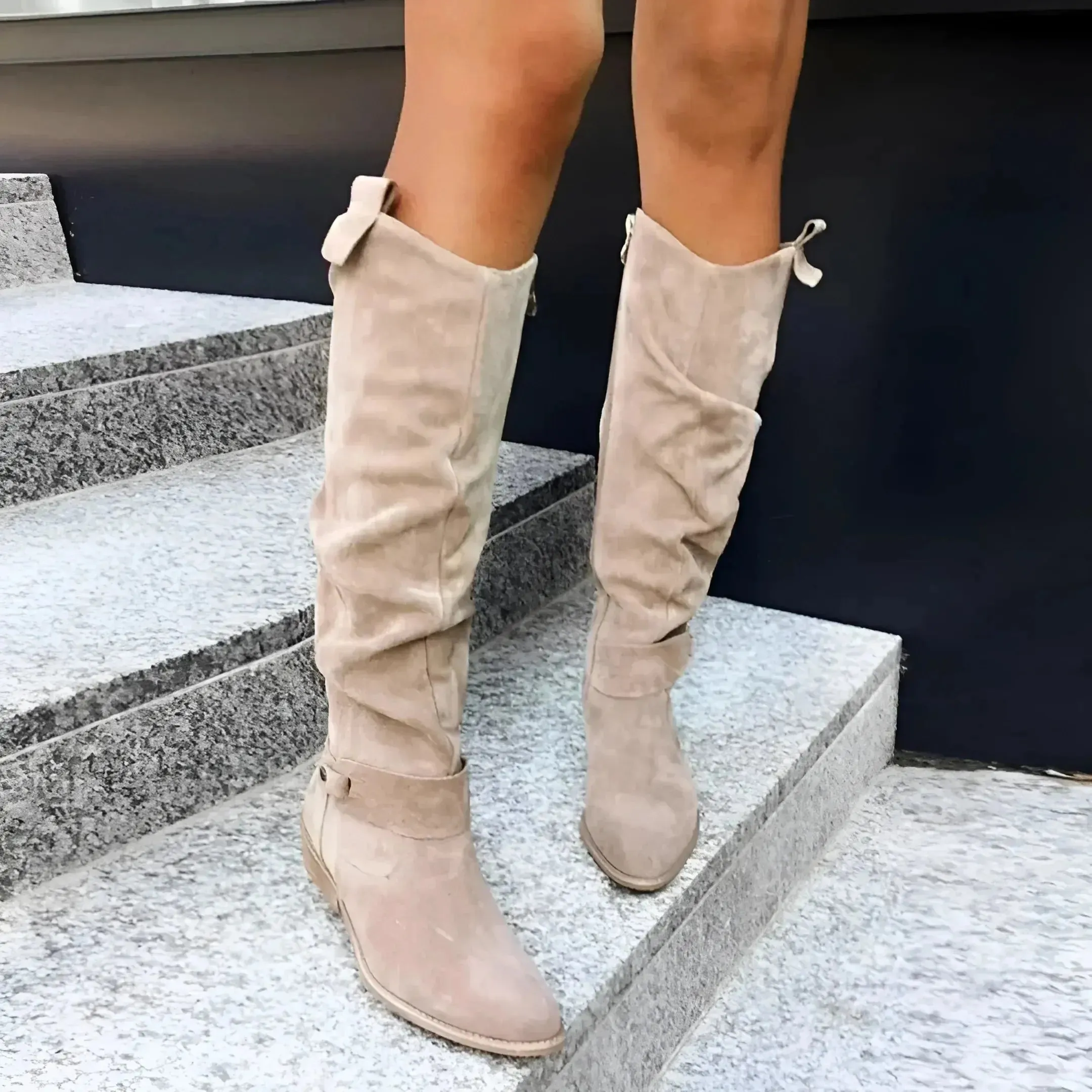 Comfortable Orthopedic Suede Boots for All-Day Support and Style