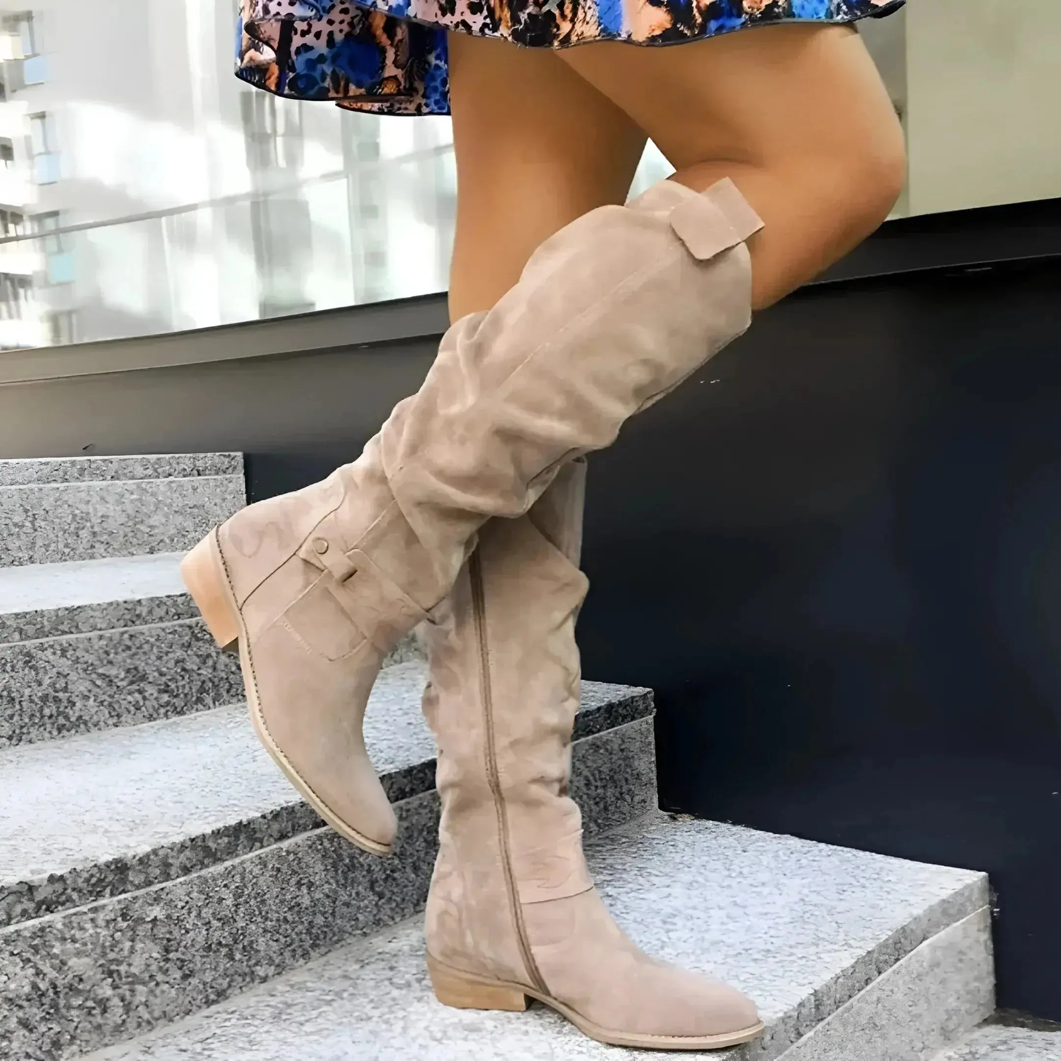 Comfortable Orthopedic Suede Boots for All-Day Support and Style