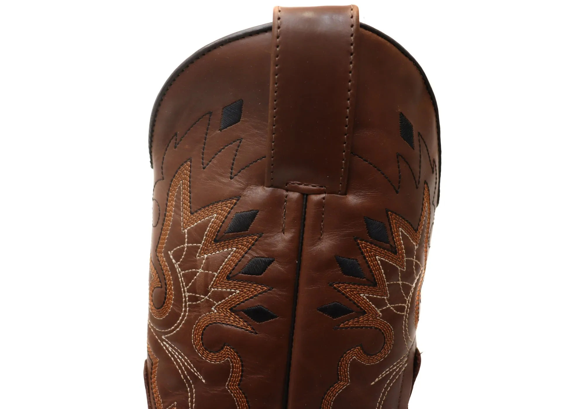 D Milton Dallas Mens Leather Comfortable Western Cowboy Boots