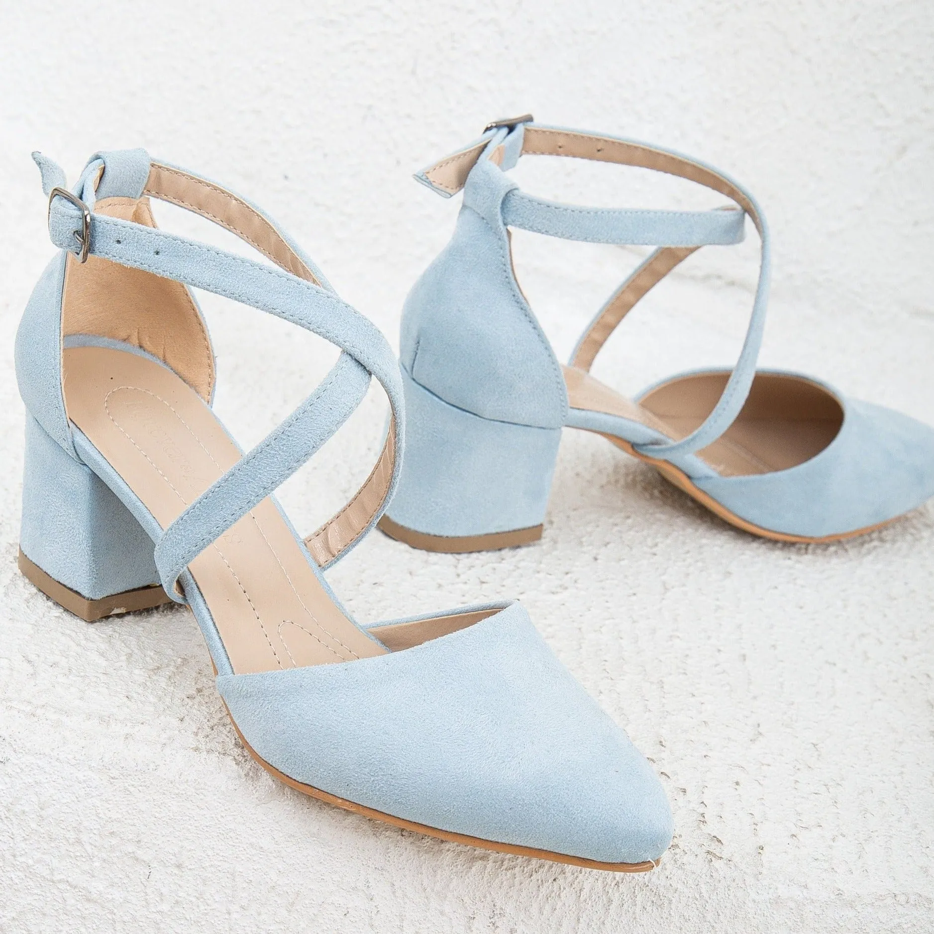 Dolly - Baby Blue Wedding Shoes