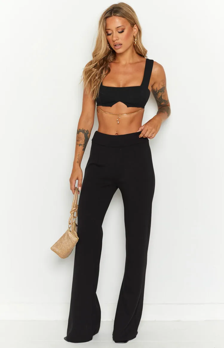 Eve Crop Black