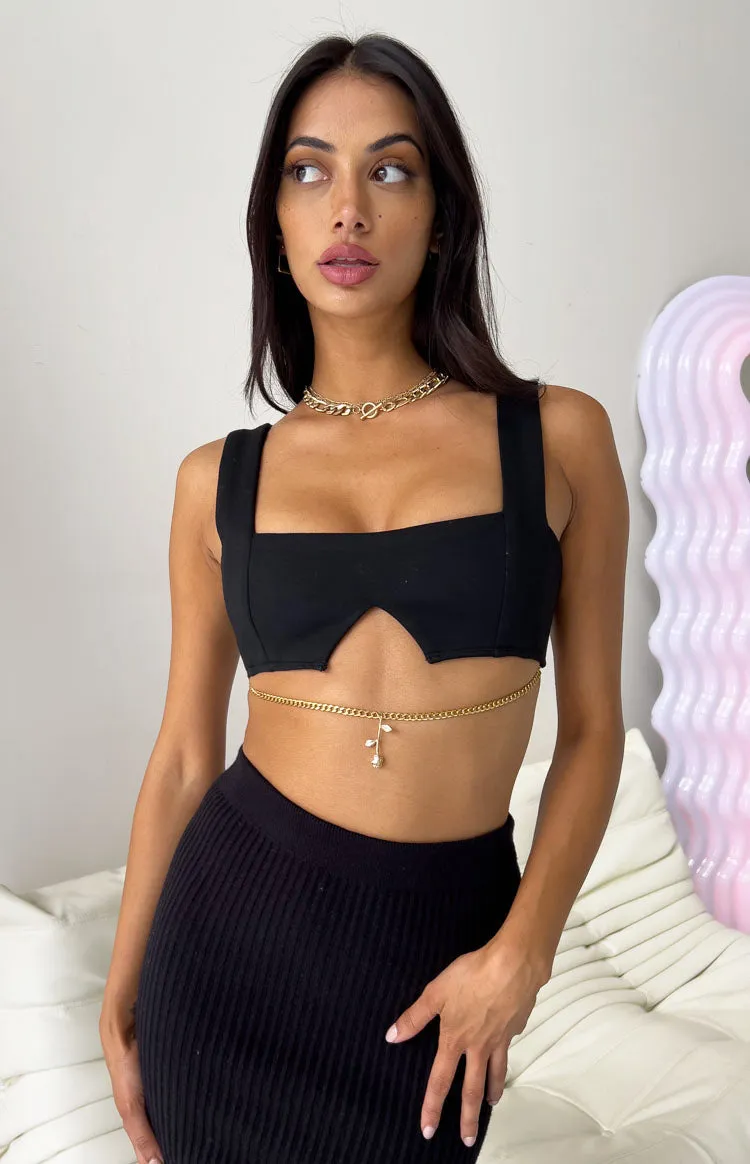 Eve Crop Black