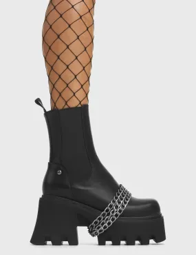 Evening Stroll Chunky Platform Ankle Boots