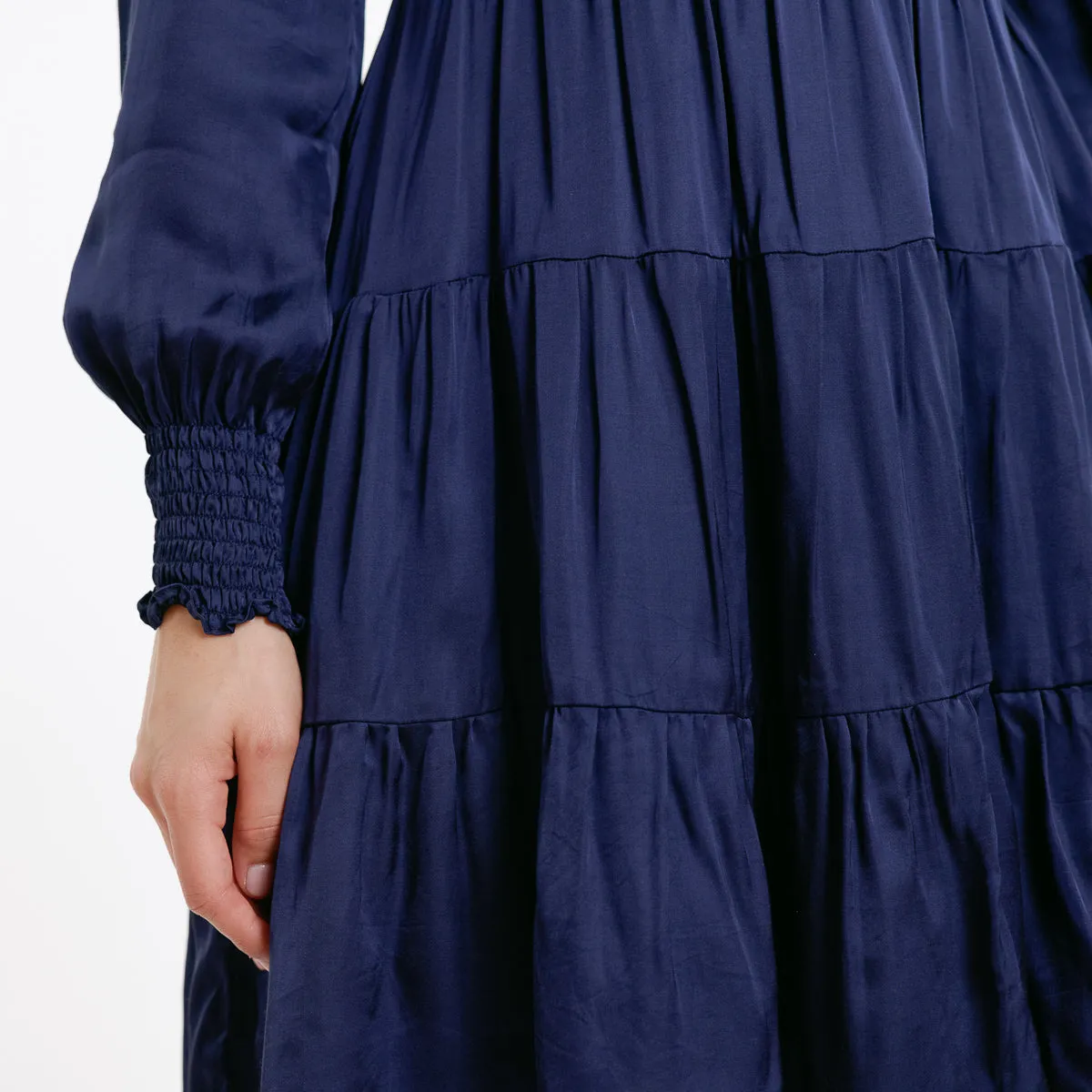 Hayet Mini Dress (Navy)