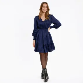 Hayet Mini Dress (Navy)