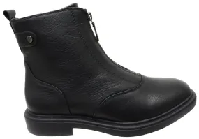 Hush Puppies Albury Womens Comfortable Leather Ankle Boots