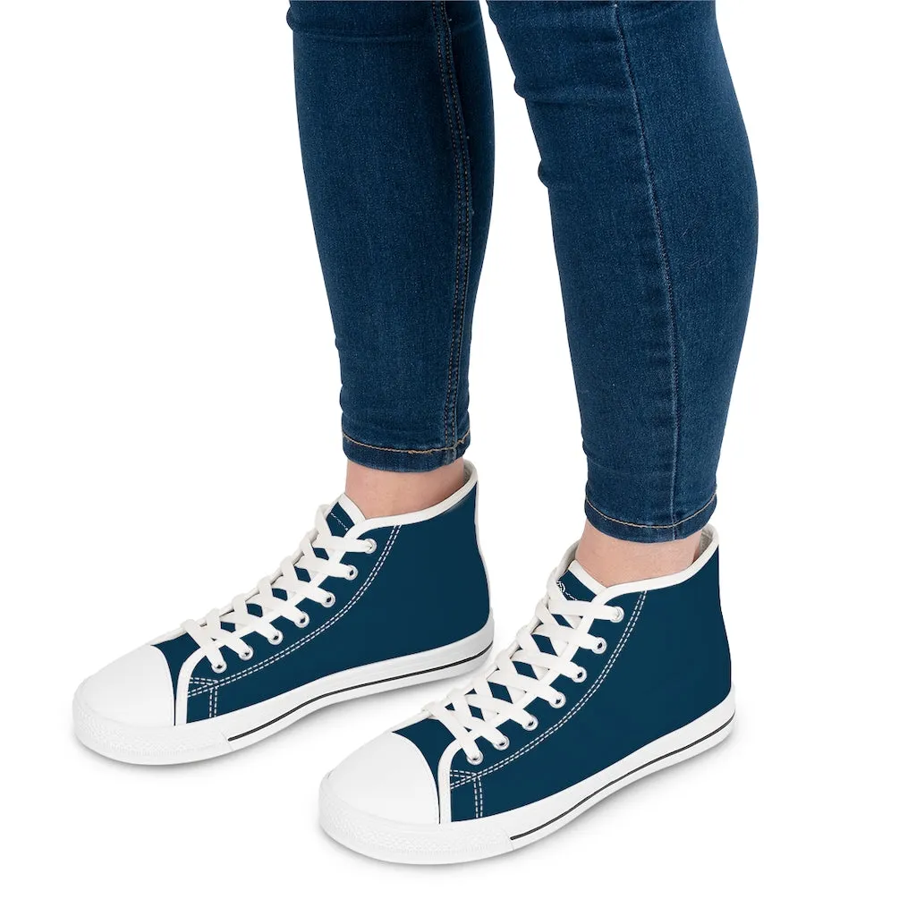 Indigo Women's High Top Sneakers