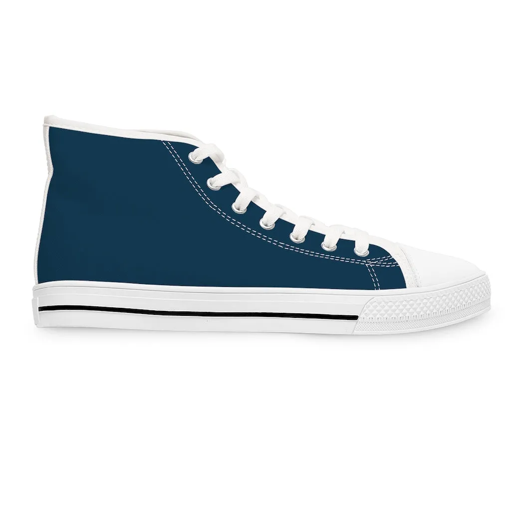 Indigo Women's High Top Sneakers