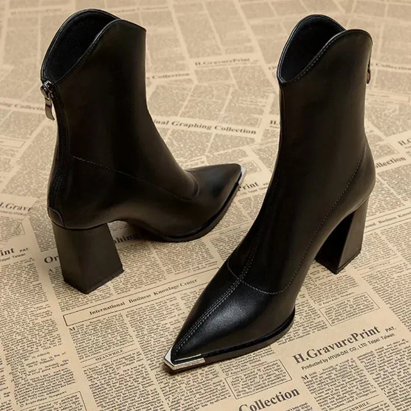 Ivyshape | Comfortable Women's Leather Boots