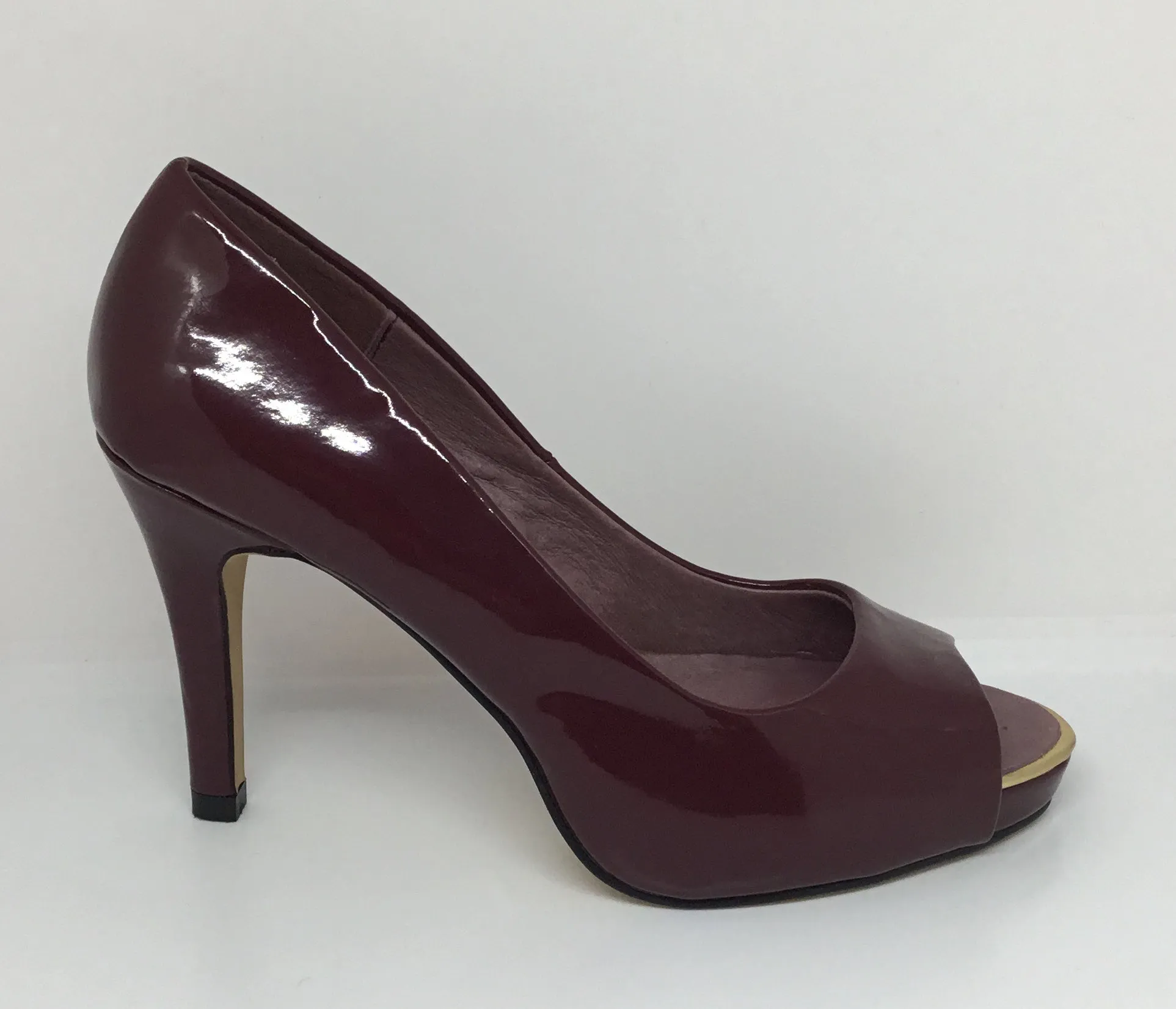 Lily Rose Bree Wine Patent Heel