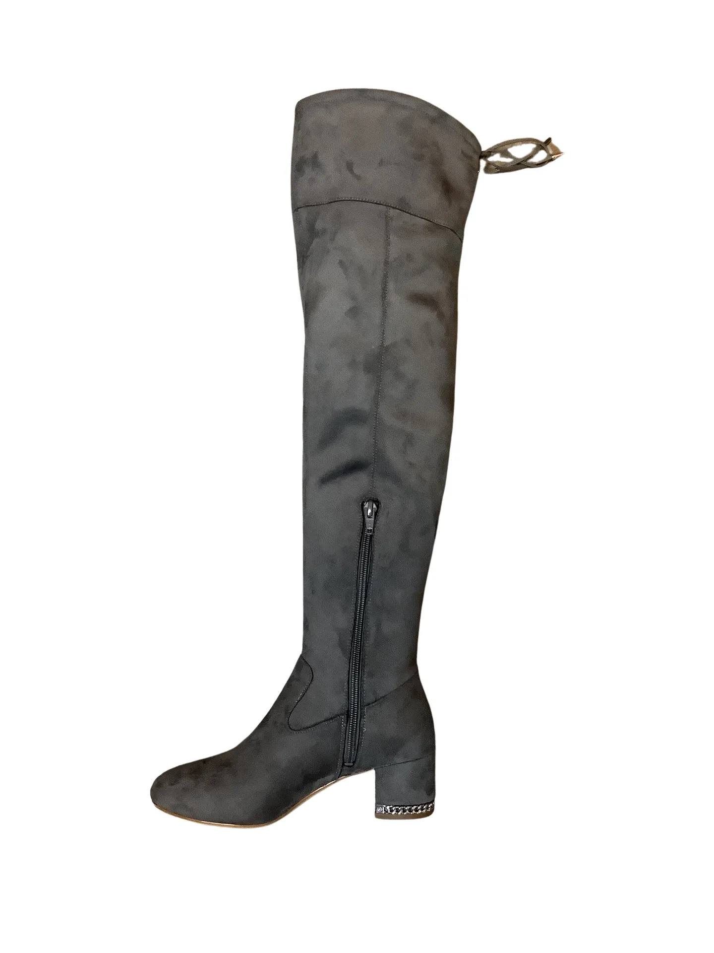 Michael Kors Women's Boots Grey Jamie Over The Knee Size: 6.5