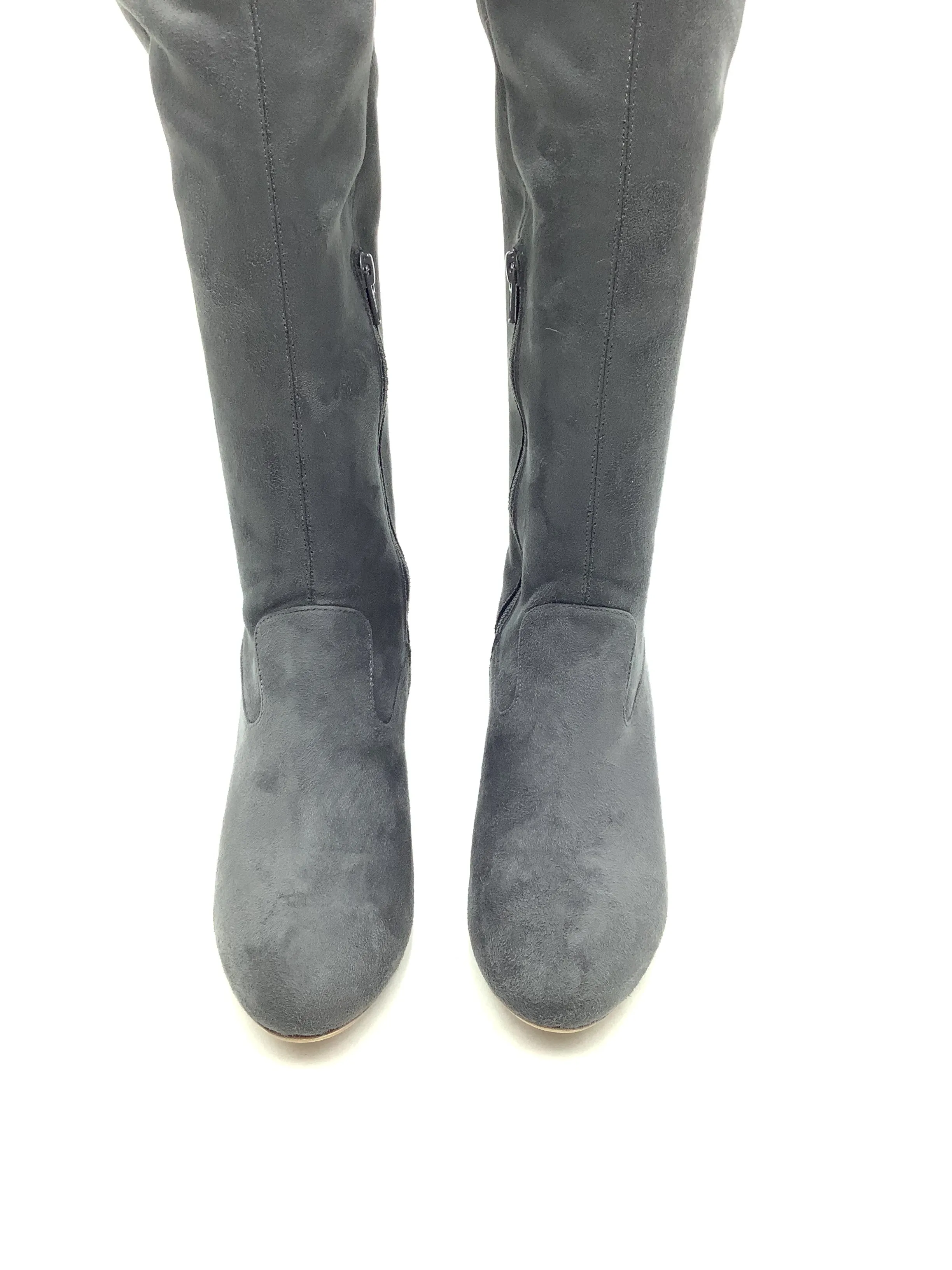 Michael Kors Women's Boots Grey Jamie Over The Knee Size: 6.5