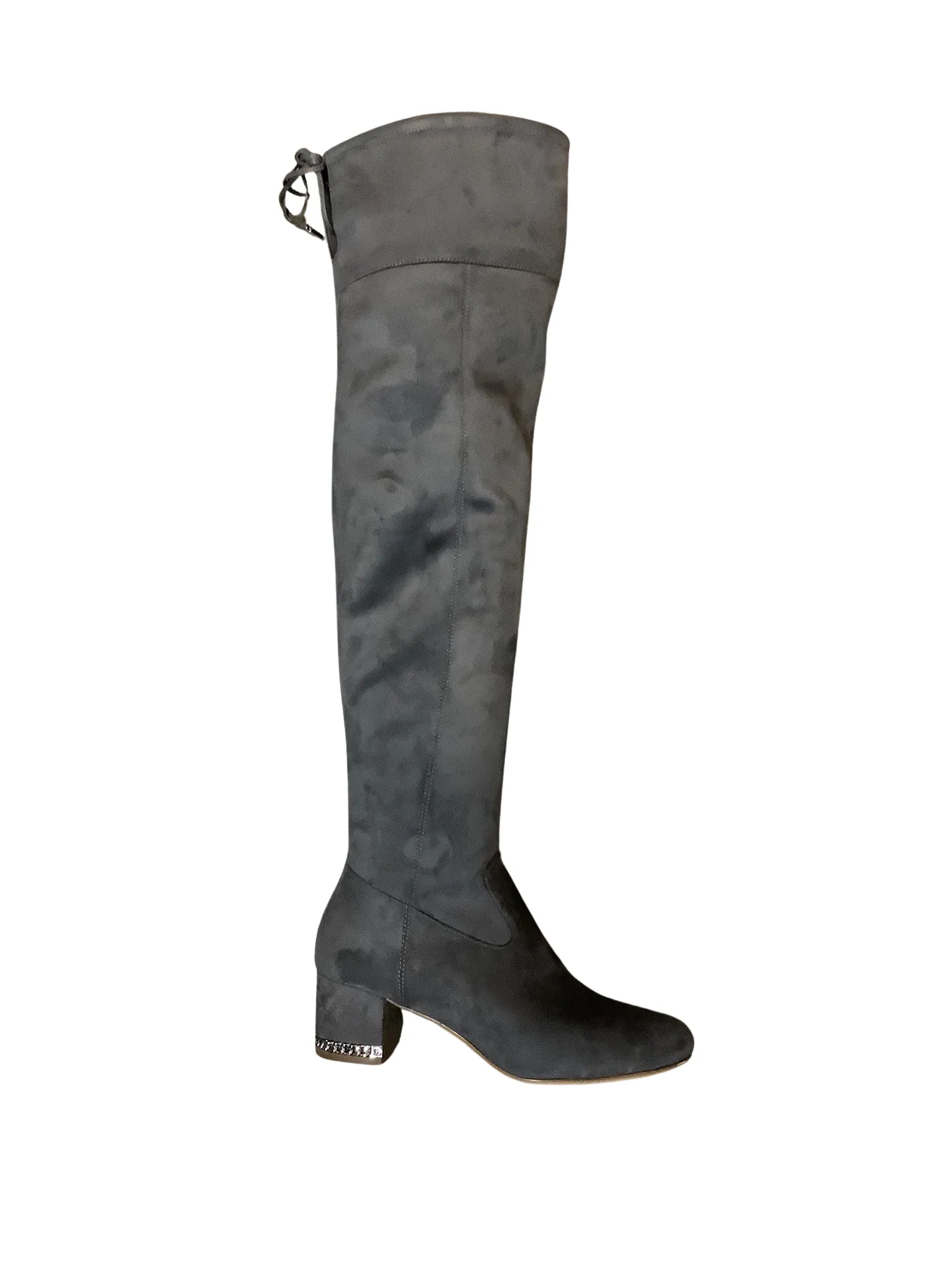 Michael Kors Women's Boots Grey Jamie Over The Knee Size: 6.5