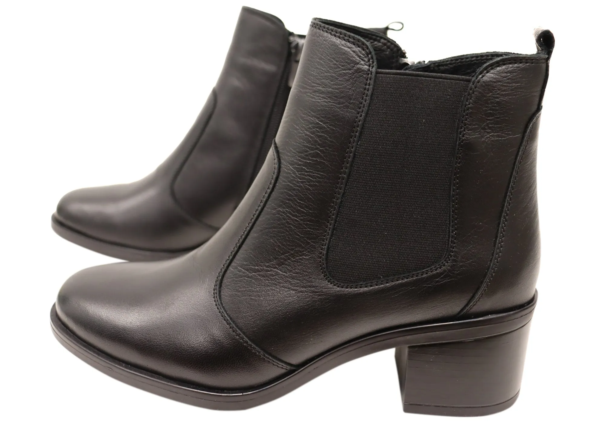 Orizonte Velmer Womens European Comfortable Leather Ankle Boots