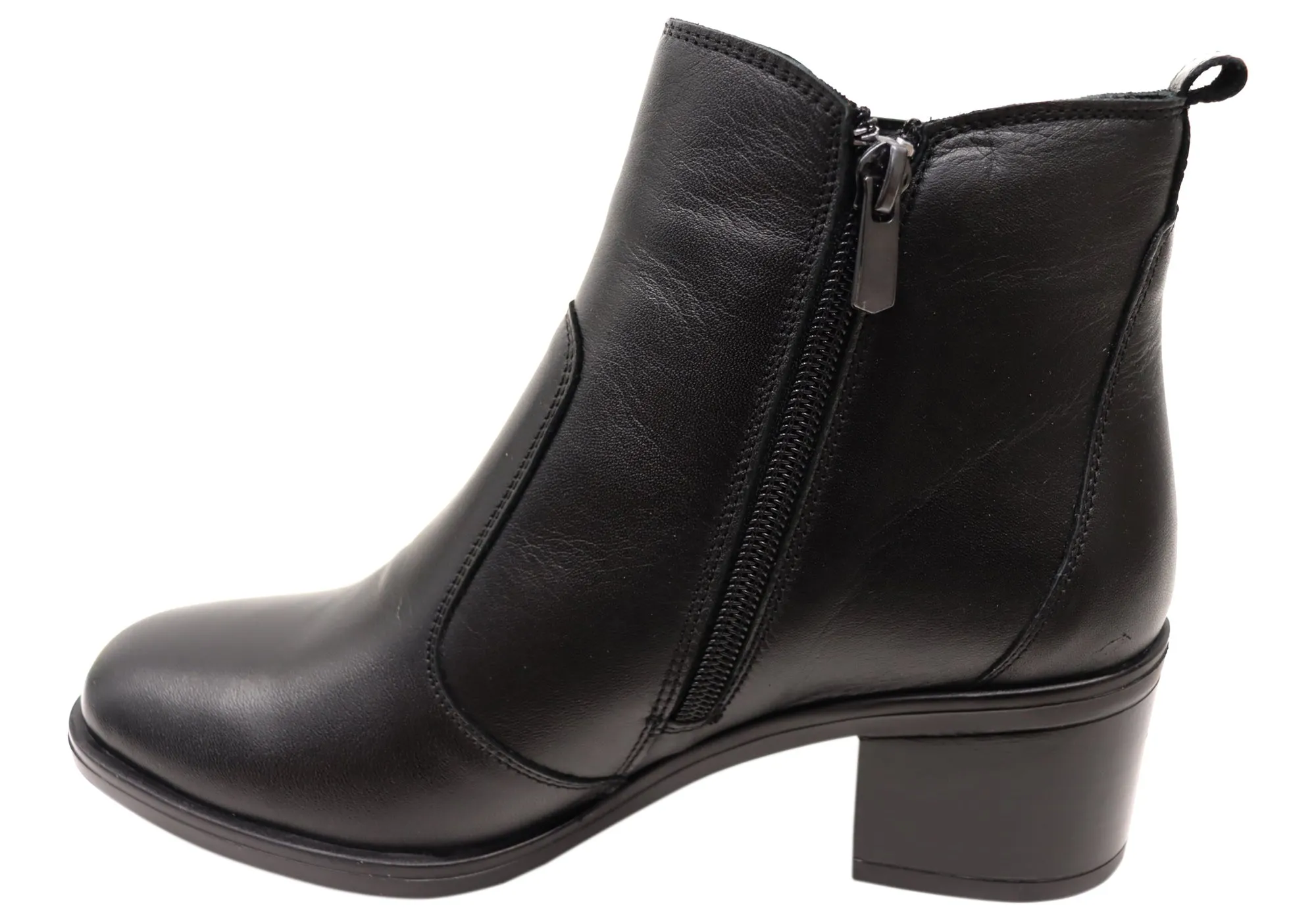 Orizonte Velmer Womens European Comfortable Leather Ankle Boots