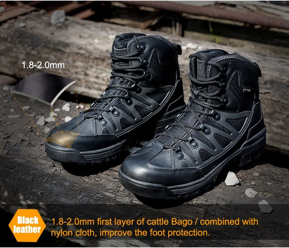 Outdoor Sports Tactical Men Boots Hiking Shoes