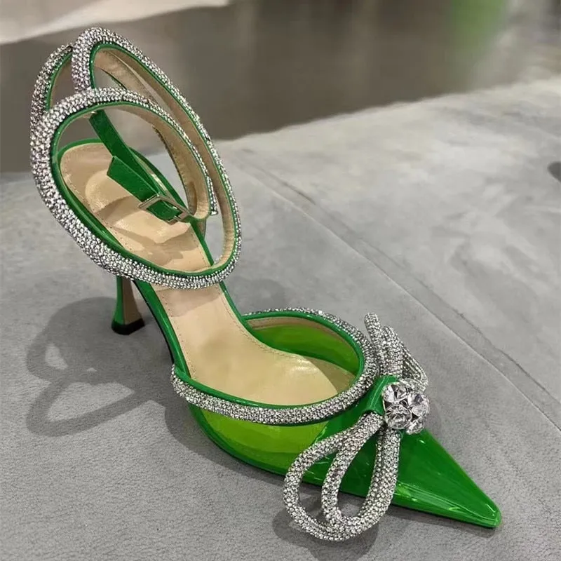 Rhinestones Bowknot Wedding High heels