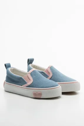 Slip On Denim Sneaker Blue