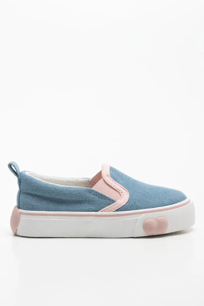 Slip On Denim Sneaker Blue