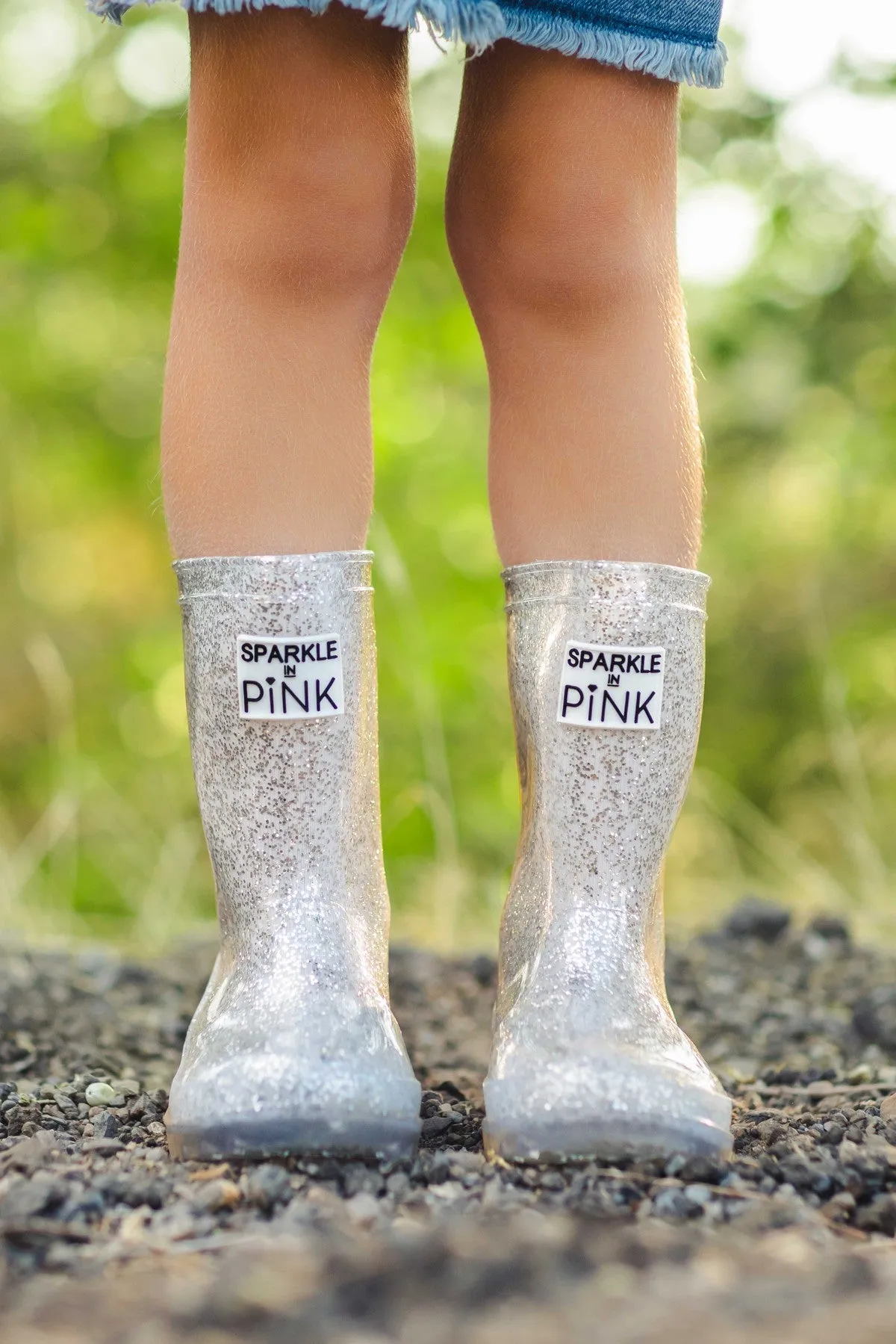 Sparkle In Pink Premium Glitter Boots