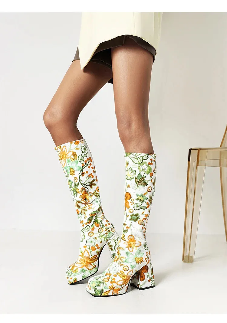 Trendy Knee-High Boots