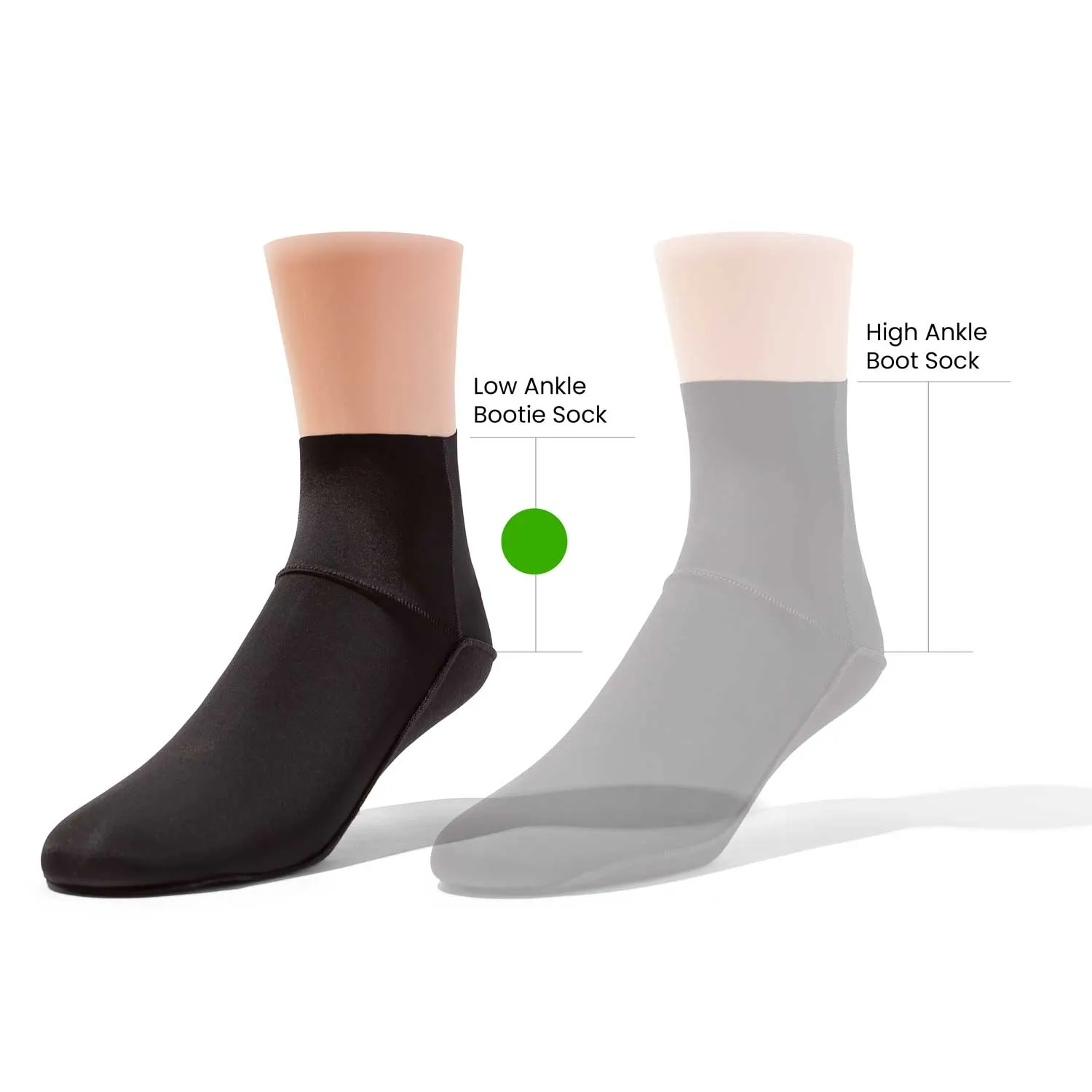 Ultra Thin InvisiLite Quarter Socks for Ankle Booties | S09 4 Pairs