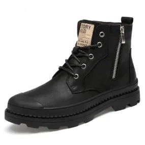 West Louis™ Autumn Comfortable Ankle Zipper Boots