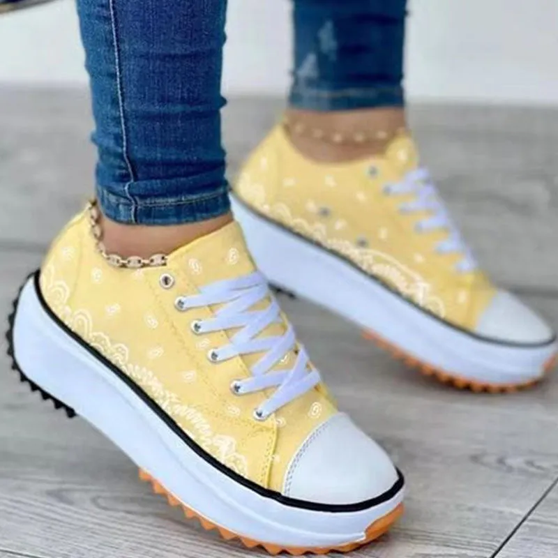 Wishing On Dandelions Mid-Top Sneakers