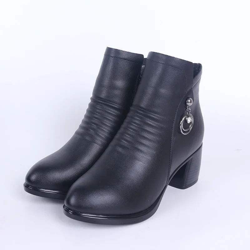 Women Ankle Heel Boots