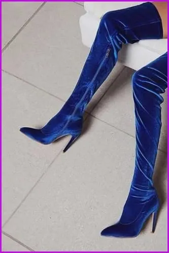 Women Pointed Toe Over The Knee Boots