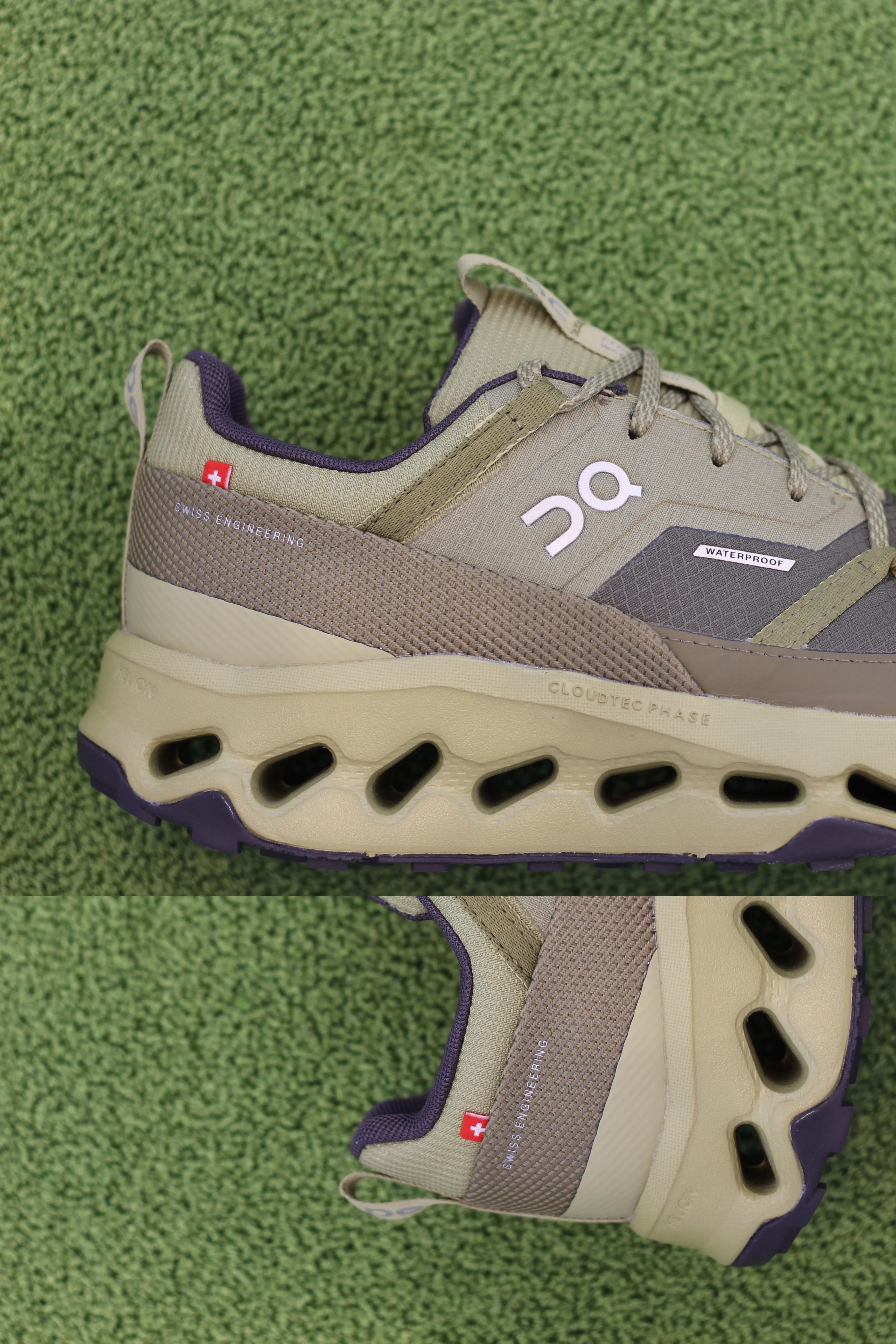 Womens  Cloudhorizon WP Sneaker - Safari/Olive